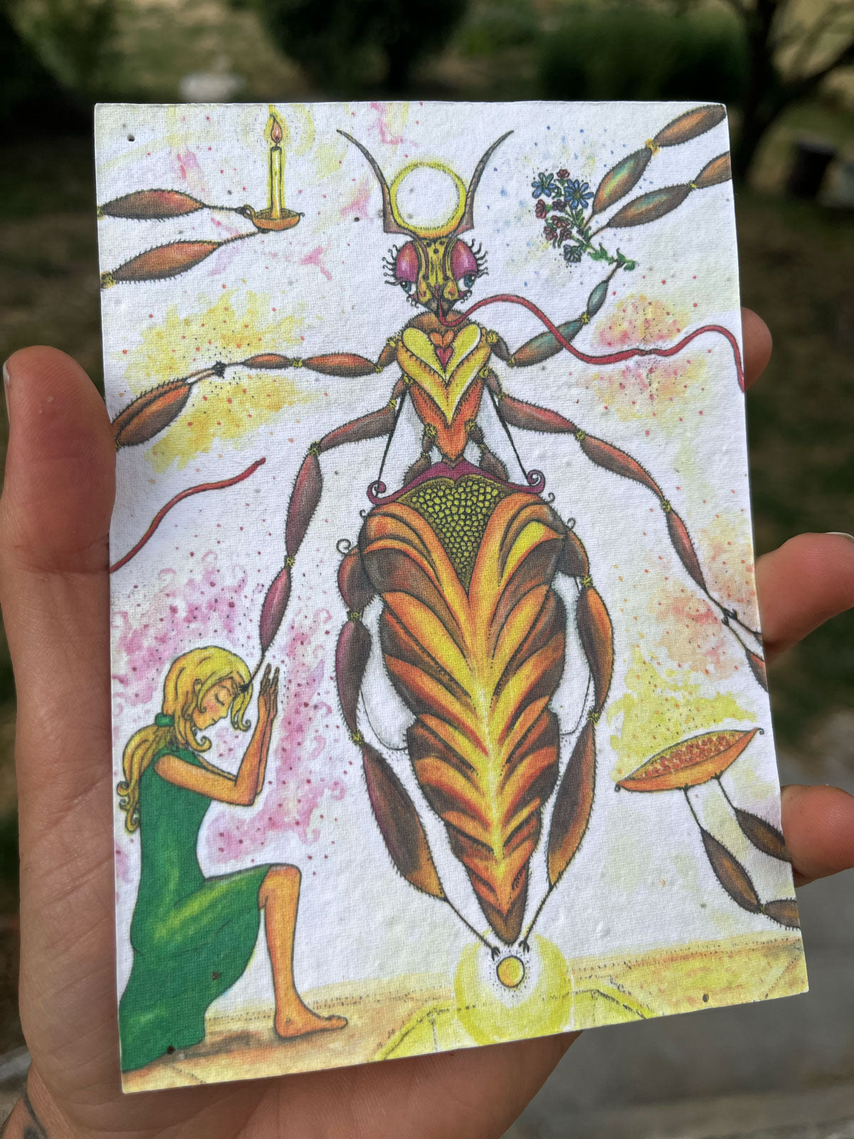 Plantable Mother Bee Card