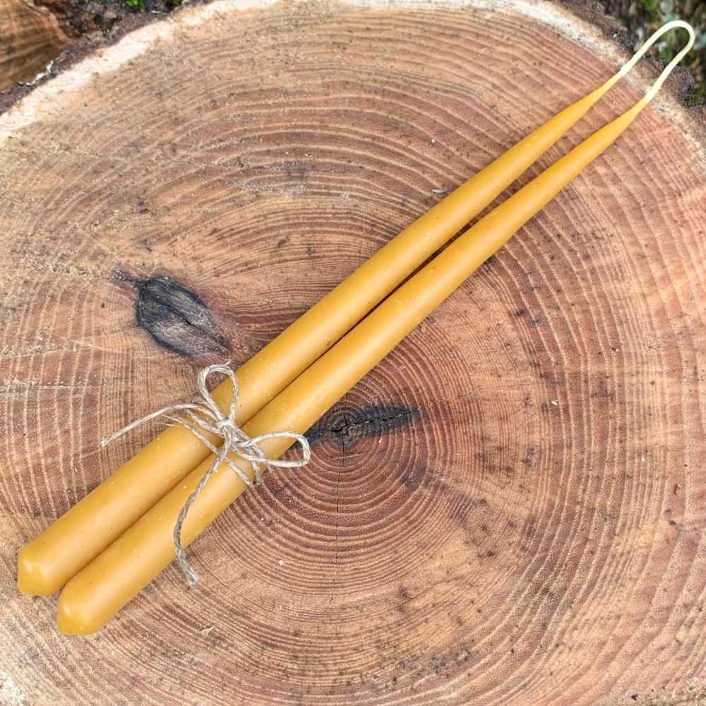 Velas Taper - Cera de abeja 100% pura
